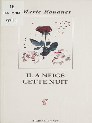 cover image of Il a neigé cette nuit